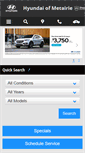 Mobile Screenshot of hyundaiofmetairie.com
